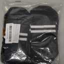 Pilates Socks with Grips for Women, Non-Slip Yoga Athletic Socks for Barre Barefoot Workout Hospital (US, Alpha, Small, Medium, Regular, Regular, 4 Black- 4 Pairs)