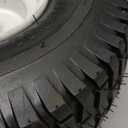 (2 Pack) 15x6.00-6 Tubeless Tire and Wheel, 3" Offset Hub, 3/4" Bearing, 4 Ply, 15x6-6 Lawn Mower Front Tires, Compatible with 100 and 300 Series John Deere Riding Mower, Lawn Tractor and More