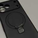 IYH Magnetic Case for iPhone 17 Pro Max 6.9" with Invisible Stand [16FT Military Protection] Liquid Silicone Cover, Black