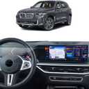 Car Screen Protector for BMW 2/3/4/Series, X5/X6/X7/iX 2023 2024 2025 2026 Accessories Navigation Digital Instrument Cluster Dual Displays Nano Screen Protector Film HD Clear 12.3''- 2PCS
