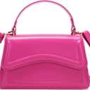SHUIANGRAN Stylish and Simple Crossbody Bag Small Square bag Purses for Women Satchel Shoulder bag Bag Purse (1#hot Pink)