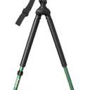 HUNTPAL Hunting Rifle Bipod Shooting Stick Gun Shooting Rest with 360 Rotating V Yoke Head, 27"-69" Aluminum Shooting Stand with Quick Flip Leg Locks, Foam Hand Grips and Versatile Feet