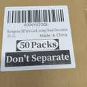 Showgeous Round Charger Plates 50 Pack 13” Gold Plastic Reef Rim