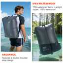 Armorain Travel Vacuum Bags backpack IPX8 Waterproof Reusable Compression Bags for Travel, Backpack & Suitcases,Home Storage, Seal Packing Cubes for Clothing (20L)