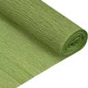 MECCANIXITY Crepe Paper Roll 7.5ft Long 20 Inch Wide for Wedding Ceremony Various Large Festivals Decoration, Olive Green