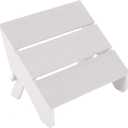 Highwood Italica Modern Adirondack Folding Ottoman, White