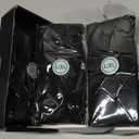 FuelMeFoot 3 Pack Copper Compression Socks - Compression Socks Women & Men Circulation - Best for Medical,Running,Athletic (Large-X-Large, 001 Black-Classic)