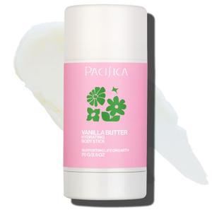 Pacifica Vanilla Butter Moisturizing Balm Stick  Solid Body Lotion for Instant Dry Skin Relief Moisture Balm, Shea Butter & Vanilla Formula Vegan & Cruelty-Free Clean Skincare 2.5 oz