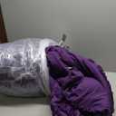 Bedsure Tufted Boho Comforter Set Queen Size - Purple Boho Bed Set, GentleSoft 3 Pieces Farmhouse Shabby Chic Embroidery Bedding, Gifts for Woman, Soft Jacquard Queen Comforter for All Seasons