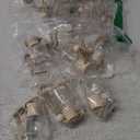 20 Pcs 8ml Hanging Car Air Freshener Diffuser,Empty Clear Glass Essential Diffuser Oil Aromatherapy Fragrance Perfume Pendant Glass Vials with Wooden Caps & Hanging String,Cylindrical