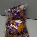 Pack Of 2 33Ft Holiday Garland, Tinsel Garland with Orange Pumpkin Black Ghost Purple Bat for Home Tree Indoor Outdoor Door Garden Party Vocation Decorations