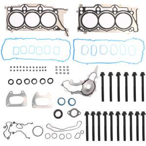 HS26541PT Head Gasket Set Head Bolts 3.6 Pentastar for Chrysler 200/300, for Dodge Avenger/Challenger/Charger/Journey/Grand Caravan/Durango/for Ram 1500 for Jeep Wrangler/Grand Cherokee 3.6L ES72467