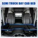 Semi Truck Mattress, Foldable Day Cab Bed with Pillow for Truck Drivers