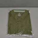 Men's Quick Dry Golf Polo Shirt Moisture Wicking Performance Short Sleeve Athletic Golf Shirts for Men (Large, Military Green)