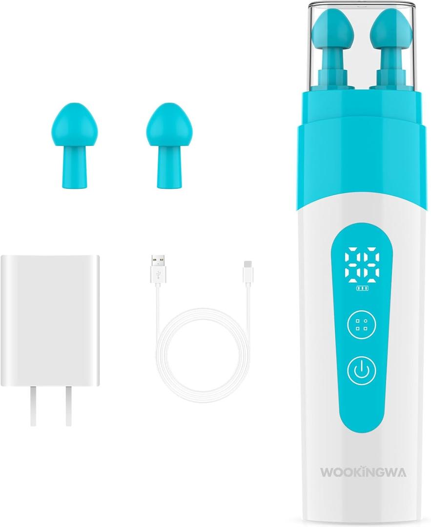 Eustachian Tube Unclogger, Ear Pressure Relief Device, Balanced Ear Pressure & Improve Tinnitus, Rechargeable Ear Unclogger for Flying, Diving, Swimming Blue/White Eustachian Tube Unclogger, Ear Pressure Relief Device, Balanced Ear Pressure & Improve Tinnitus, Rechargeable Ear Unclogger for Flying, Diving, Swimming Blue/White