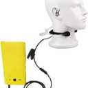 Lsgoodcare 3.5MM Plug Adjustable Throat Mic Anti-Noise Tactical Neckband Vocal Hands-Free in-Ear Military Air Tube Covert Earpiece Headset Compatible with PC Computer PS5 Cellphone Ect 3.5MM Device