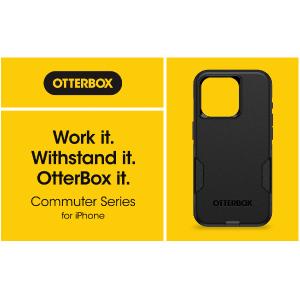 OtterBox COMMUTER SERIES Case for iPhone 15, 14 and 13 - Black