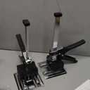 JANNIRESS Labor Saving Arm Jack Handle 2 Pack,12 in Construction,Multifunctional Furniture Jack for Installing Cabinets and Wall Tile Height Adjuster Handheld Lifter Tool, Load 440LBS (Black)