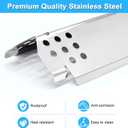 Grill Replacement Parts for Nexgrill 720-0888, 720-0888N, 720-0830H Gas Grill Models, 5 Pack Stainless Steel Pipe Burners, Heat Plates and Electronic Ignitors Kit for Nexgrill Replacement Parts