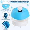 Slow Feeder Dog Lick Bowls, Dog Licking Bowl with Rolling Ball, Anti-Slip Lick Bowls with Roller Ball for Dogs, Pet Licking Toy for Puppy Small Medium Large Dogs, Spin to Eat Yogurt & Bone Broth