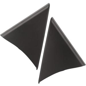APPERFiT Front Door Panel Upper Trim Triangle Cover Very Dark Brown/Cocoa Compatible with 2007-2013 Chevrolet Chevy Avalanche Silverado Suburban Tahoe, GMC Sierra Yukon (Size 7.75'')