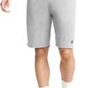 Champion, Lightweight Lounge, Casual Jersey Knit Men's, Weekend Shorts (Reg. Or Big & Tall) (Medium, Oxford Gray - C Patch Logo)