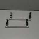 Towel Rack for Cabinet, Strong Steel Kitchen Over Cabinet Towel Bar Holder, 9" Wide - 2 Pack