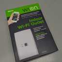 WiOn 50050 Indoor WiFi Plug With 1 Grounded Outlet; White