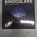 20X25 Compact Binoculars for Adults and Kids, Large Eyepiece Waterproof Binocular，Easy Focus Small Binoculars for Bird Watching, Hiking and Concert, Black