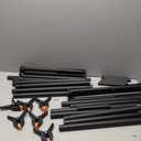 Hemmotop Photo Backdrop Stand, 10x7ft (WxH) Background Stand for Photoshoot, Adjustable Backdrops Support kit with Carry Bag for Parties, Photography, Projector Screen, Wedding, Decoration, Balloons