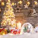 BESTOYARD 30 Pcs Snow Globe Jar, 3-Inch DIY Water Globes DIY Dome Fillable Screw Off Cap Empty for Valentines, Christmas Ornaments, Custom Party Craft