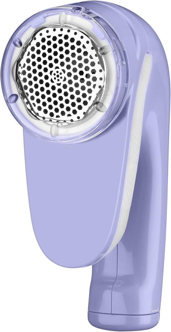 Conair Fabric Shaver and Lint Remover, Battery Operated Portable Fabric Shaver, Lavender