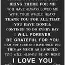 4 x TGCNQ Dad Gifts, Christmas Card for Dad from Daughter, Engraved Metal Wallet Card for Birthday Fathers Day