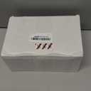 6-Pack Bamboo Qtip Holders - Bathroom Storage for Cotton Balls, Swabs, Pads, Floss