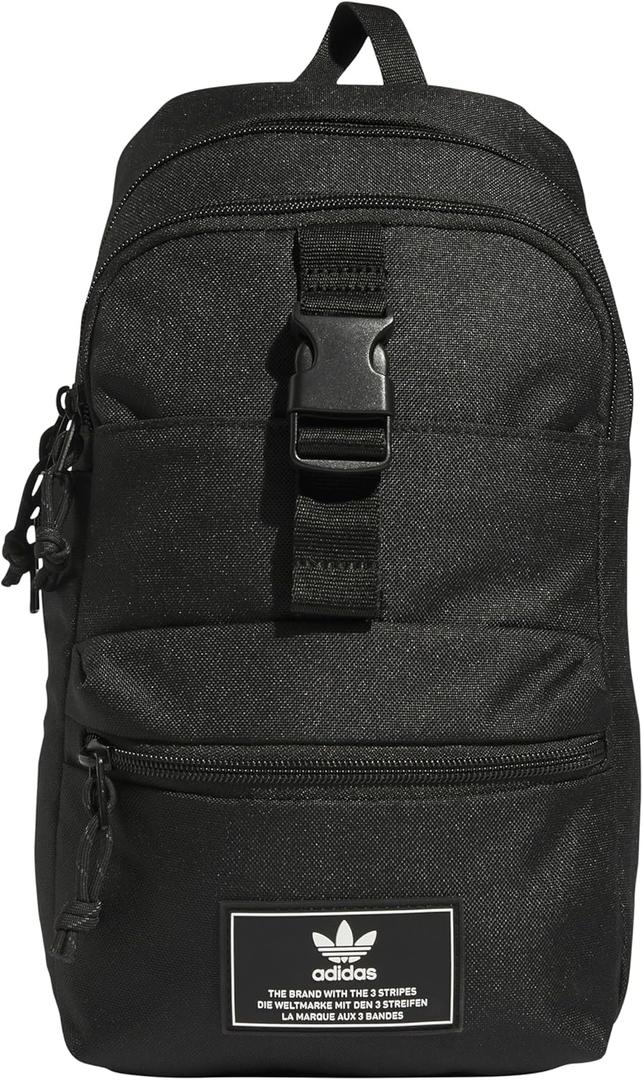 adidas Originals Utility Crossbody Sling Bag with Water Bottle Sleeve