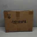 Folding Camp Table Small, 24''L x16''W with Adjustable Height Legs, Indoor Outdoor Lightweight Portable Aluminum Dining Table for Picnic Camping 2-Feet2 Heights 10"/19" (Silver & Sage Gray)