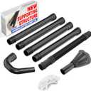 Sealegend Universal Leaf Blower Gutter Attachment, Gutter Cleaning Tools from Ground with Supportive Structure and Telescopic Hose All-Round Cleaning, 11 Feet