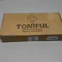 TONIFUL 4 Set Black Gold Balloon Centerpieces for Table,Balloon Stand Kit for Black Gold Party Decor 40th 50th 60th 70th Birthday Decorations Anniversary Graduation Decorations 2026 New Year Eve