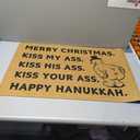 Christmas Non-Slip Bathtub Mat, Anti Slip Shower Mat, Fast Drying Bathtub Mats, Foot Scrubber Mat, Anti Slip Mat for Tub, Floor, Bathroom, Kitchen, Home, Hotel (Holiday Plaid, 40"x16")