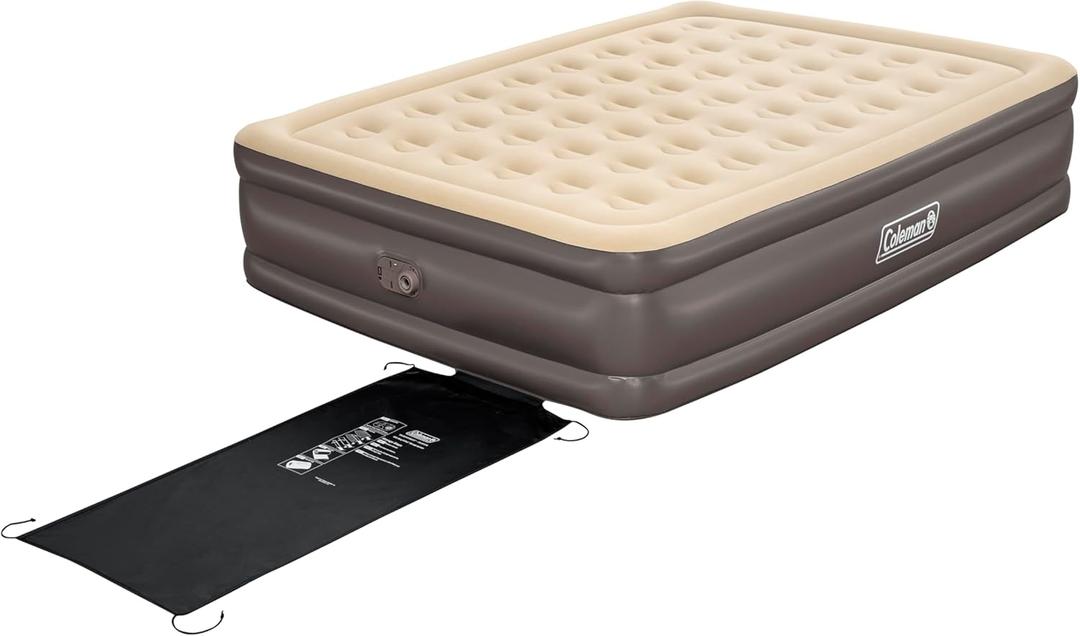 Coleman 18" GuestRest Queen Air Mattress with Built-in 110-120V AC Pump | for Indoor Use