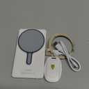 Vlog Selfie Monitor Screen iPhone, 4K 60fps Recording, Wireless Screen Mirroring with Remote Control, Magnetic Fixation, 180 Rotation, 3 Levels of Brightness, Compatible with iPhone & Android (Black)