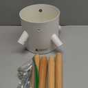 Tree Nest Christmas Tree Stand Base Xmas Modern Tree Metal Holder Stand for Real Tree Fits up to 8.5ft Family White