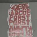 232 Pcs 24 Sheets Large Glitter Letter Stickers Big Font Alphabet Letter Self Adhesive Letters Kit Mailbox Stickers for Mailbox Bulletin Boards Classroom Home(Pink,2.5 Inch)
