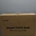 KERDE P30B Bidet Toilet Seat - Dual Control (Side Panel & Remote), Warm Water Wash, Heated Seat, Warm Air Dryer, LED Night Light,Existing Toilets Electric Bidet Elongated Electronic Heated Smart