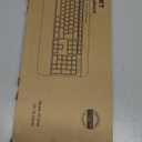 TECKNET Ergonomic Wireless Keyboard for Laptop, 2.4G USB Silent Computer Keyboard with Comfortable Palm Rest & Adjustable Feet Stand for Desktop, PC, Notebook, Surface and Windows, Full Size Layout (Black)