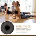 Cork Yoga Mat, with Cork Material as The Front and TPE as The Bottom of The Non-Slip Fitness Mat, Suitable for All Types of Yoga and Fitness Activities