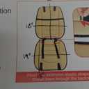 Auto Drive Simulated Leather Full Seat Cushion