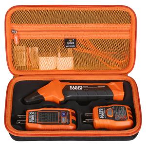 Aproca Case Compatible with Klein Tools ET310 AC Circuit Breaker Finder & 80016 Circuit Breaker Finder Tool Kit & RT250 GFCI Outlet Tester, Portable Storage Bag for Accessories (Case Only)