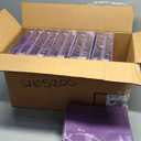 Samsill Durable 1 inch 3 Ring Binder, Made in USA, D Ring Binder, FSC 100% Recycled Chipboard, Purple, 12 Pack