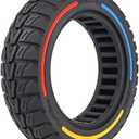 9.5x2.5-6.1 Off-Road Solid Tire Replacement for NIU KQi3 Pro/Max/Sport Scooter - Puncture-Free, Hassle-Free Maintenance - Anti-Skid, Shockproof 9.5 x 2.50 inch Tubeless Tire (3 Color 1Pc)